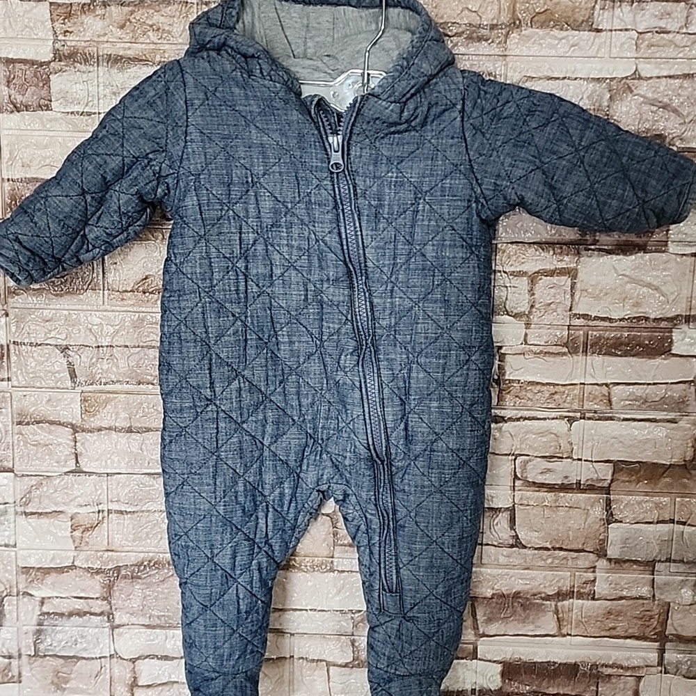 Gap Baby Quilted Dark Blue Baby Winter Jacket